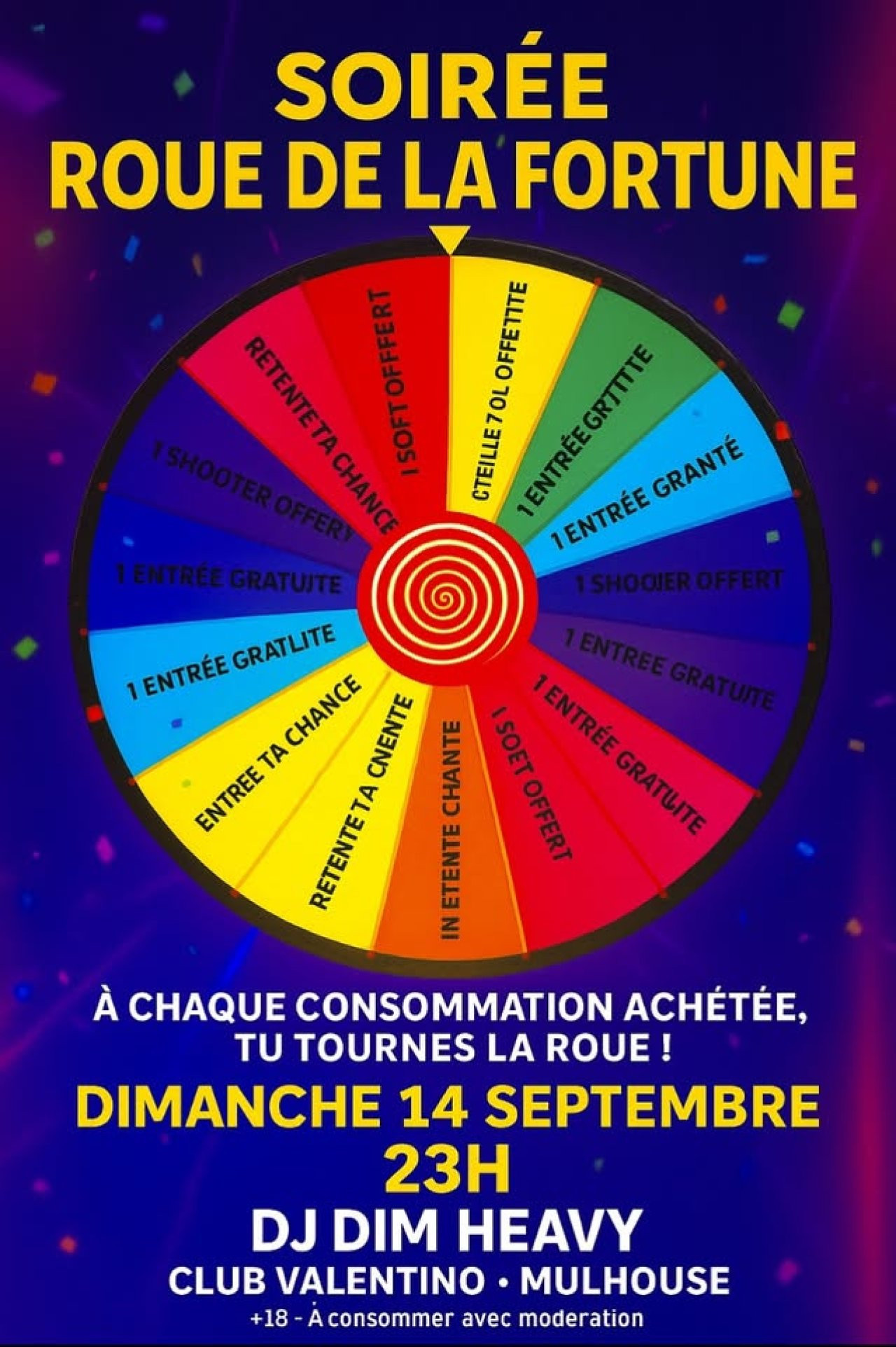 Soirée Roue De La Fortune