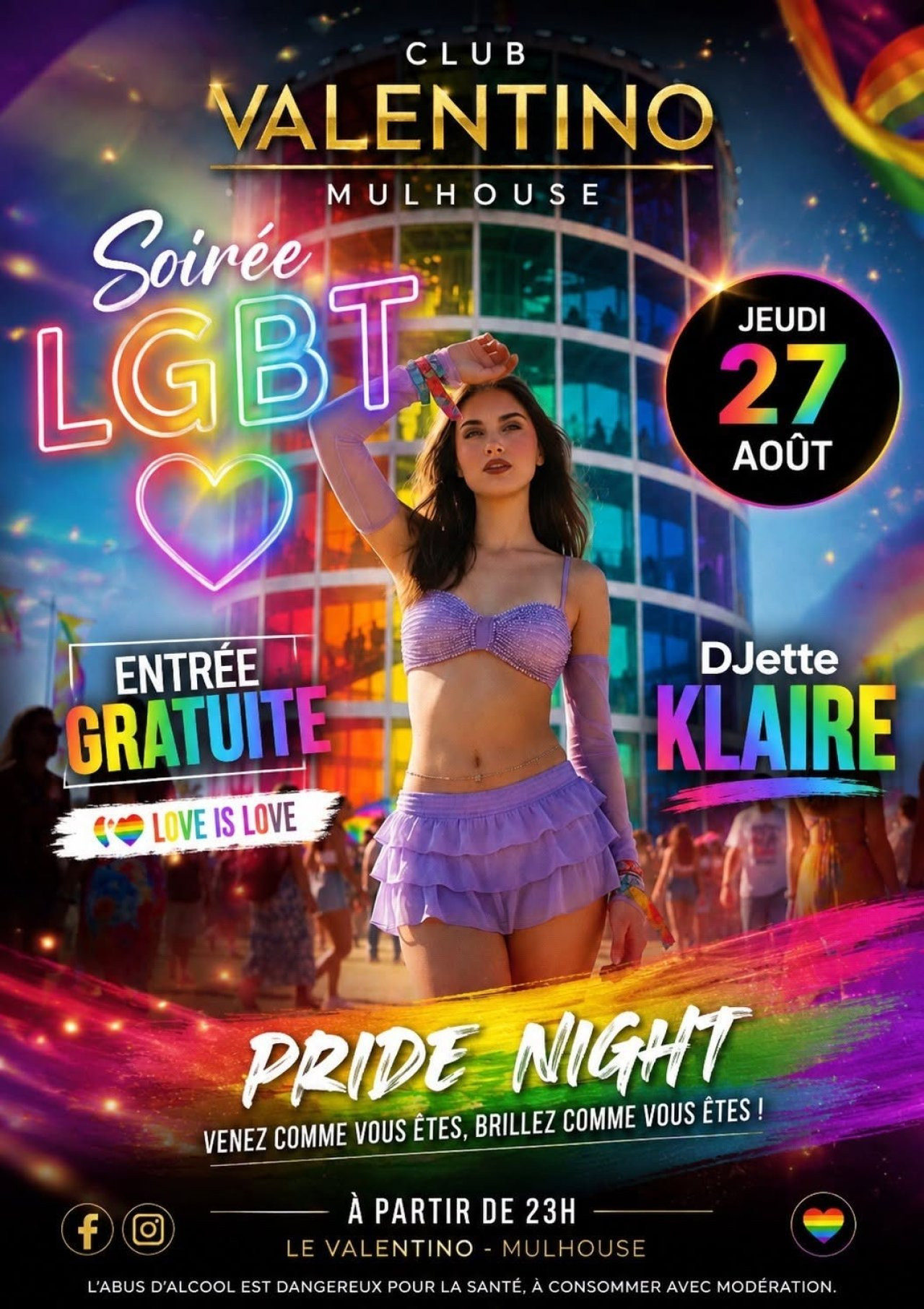 Pride Night Au Valentino !!!