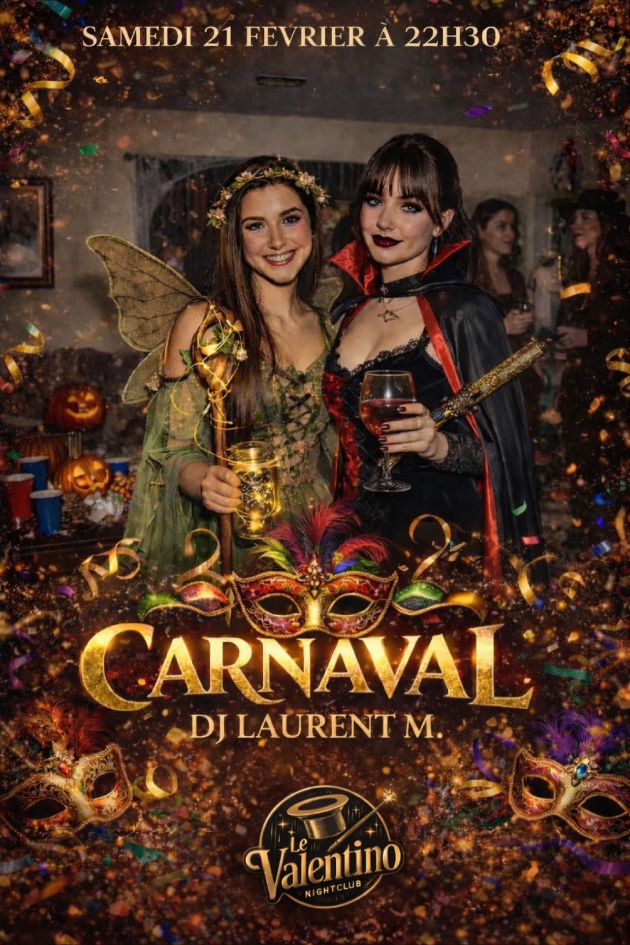 Image de l'évènement Soirée Carnaval Au Valentino !!!
