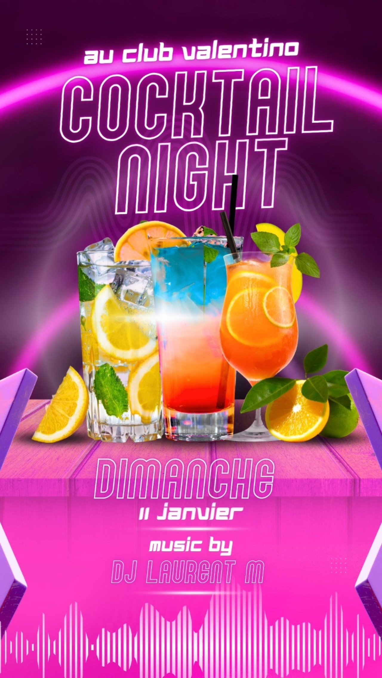 Cocktail Night Au Valentino !!!!