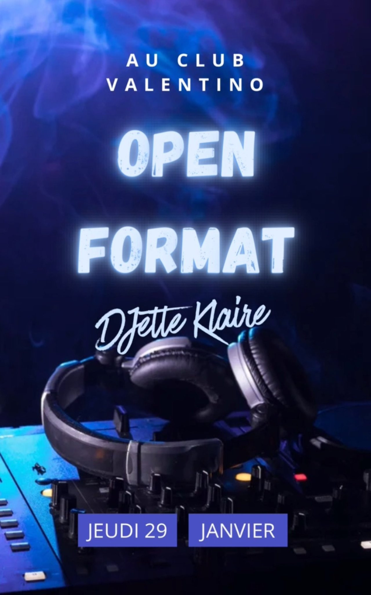 Open Format Au Valentino !!!!