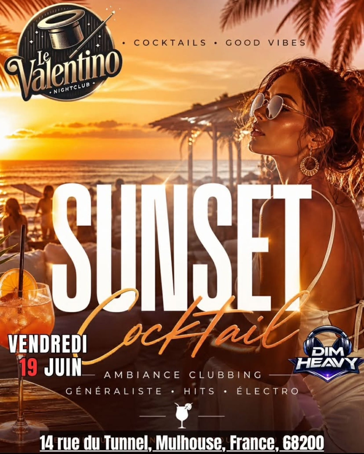 Sunset Cocktail !!!