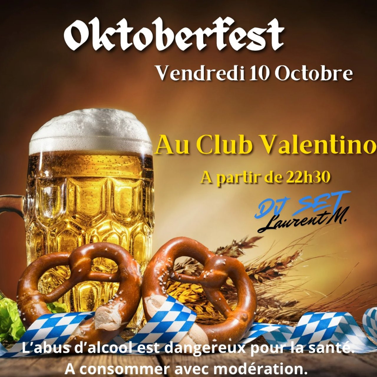Image de l'évènement Octoberfest  Au Valentino