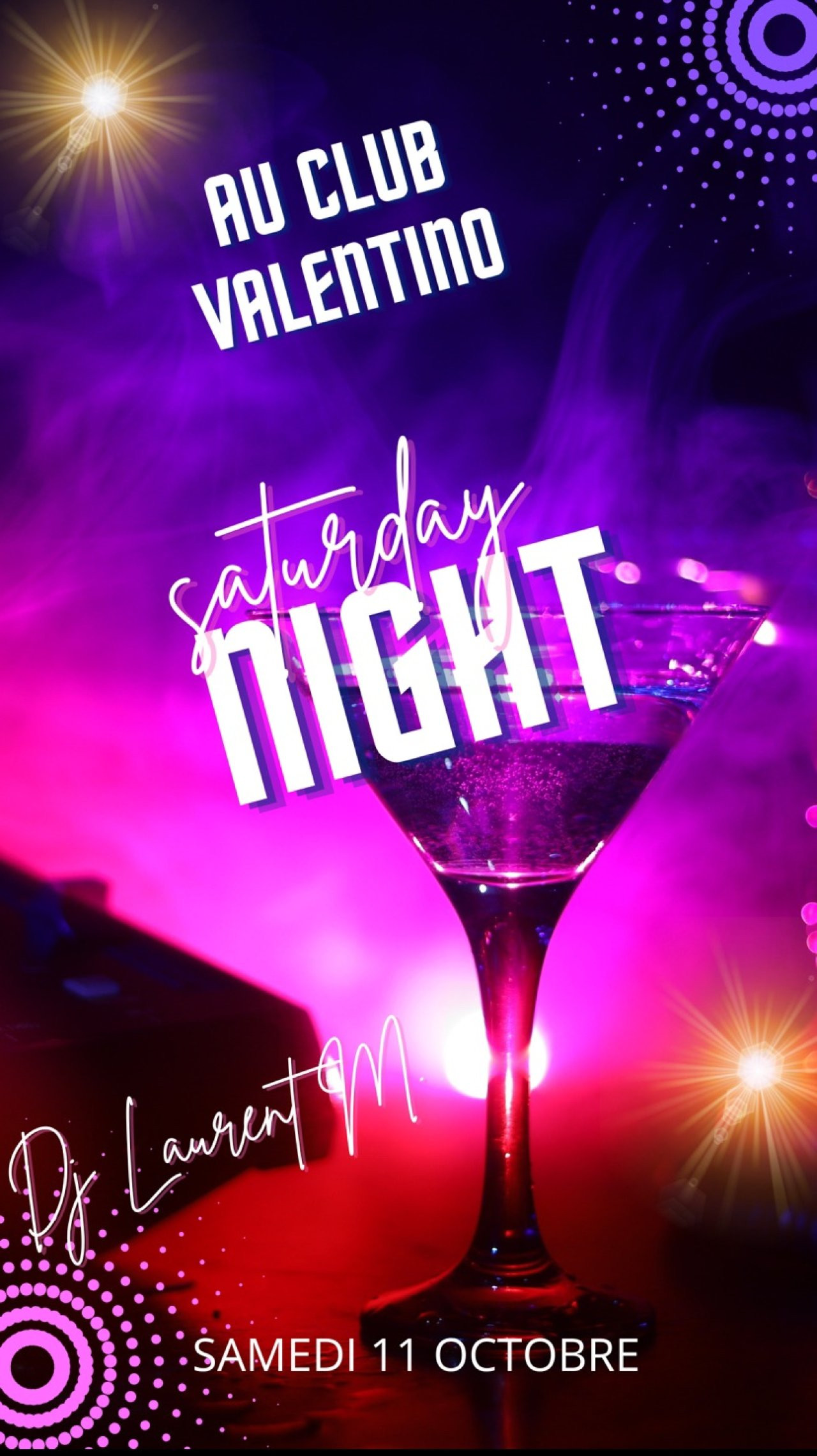 Image de l'évènement Saturday Night !!!!